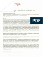 A Percepção de Riscos e Sua Influência Na Redução Dos Acidentes de Trabalho