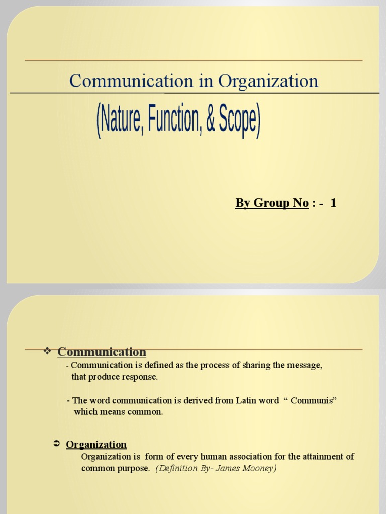 Effective Communication in Organizations | PDF