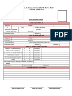 PLANILLA DE INSCRIPCIÓN MTB