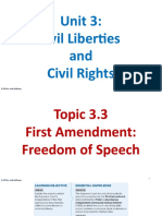 Unit 3: Civil Liberties and Civil Rights: © Ap Gov With Lamoney