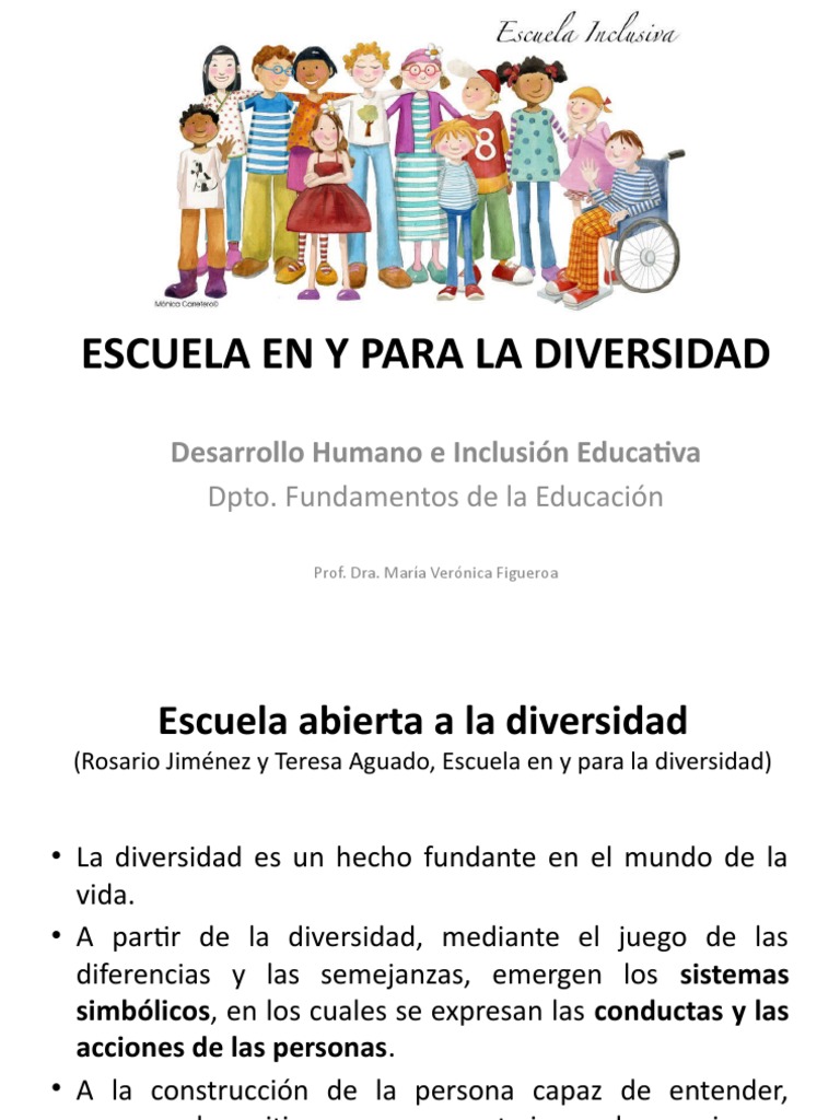 Educación Inclusiva y Diversidad Escolar | PDF | Inclusión (Educación ...