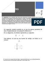 Capacitores, almacenamiento de energía