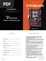 HUANANZHI X79 Deluxe-User's Manual