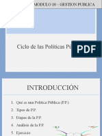10-6 Ciclos de Las Politicas Publicas