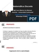 01.1. PresentacionDelCurso Matemática Discreta