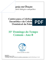 Caderno_33° Domingo do Tempo Comum_B