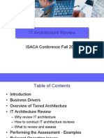 IT Architecture Review: ISACA Conference Fall 2003