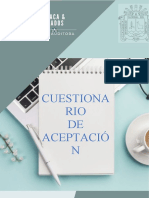 CUESTIONARIO DE ACEPTACION POR PRIMERA VEZ - INVERSIONES EDUCATE S.A.