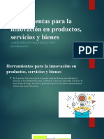 Herramientas para La Innovación en Productos, Servicios