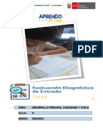 Evaluacion Diagnostica-Dpcc 2do.