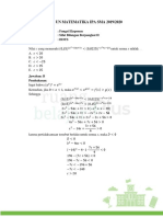 Kunci - Mat IPA - SMA - TO UN 2