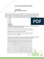 Kunci - Mat IPS - SMA - TO UN 2