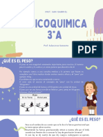 PESO VS MASA - Fiisicoquimica 3°A Prof. Sukevicius Samanta