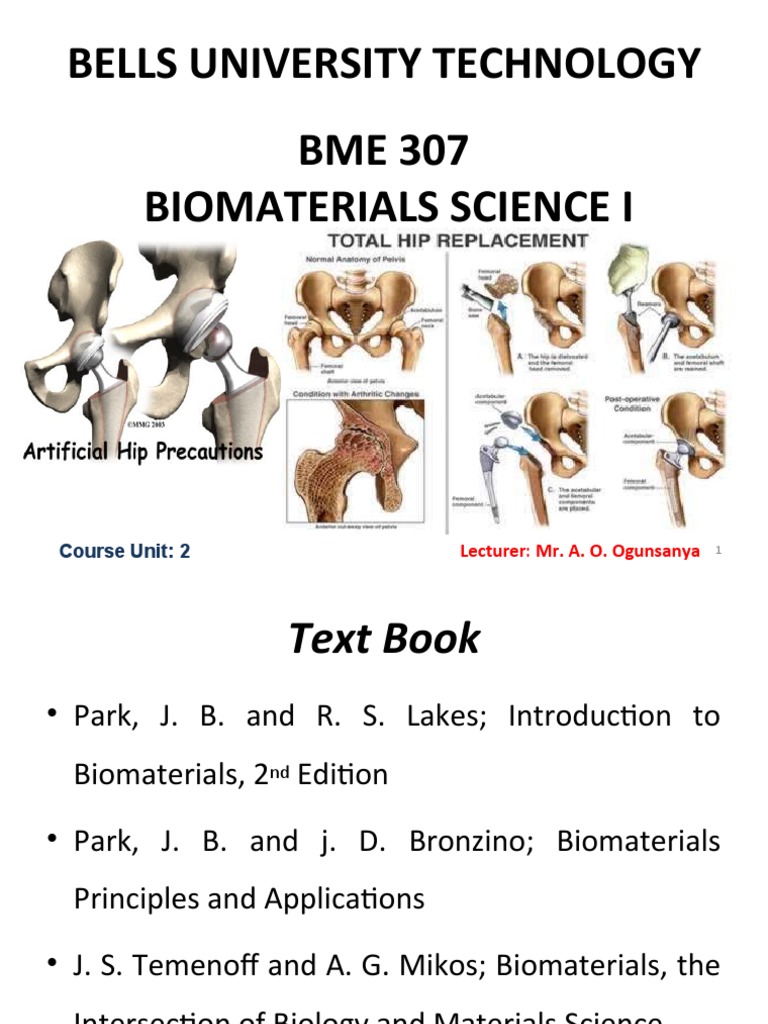 Biomaterials Science Course Guide | PDF | Biomaterial | Polymers