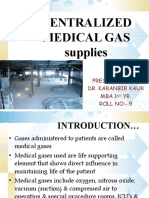 Centralized Medical Gas System