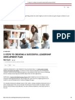 LDP 2. Harvard 5 Steps To Creating A Successful Leadership Development Plan