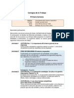 Planificación estratégica y análisis del entorno corporativo en la primera semana del curso de Supply Chain Management