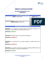 Formato Capacitación: Alianza Diagnostica S.A. 9000380246