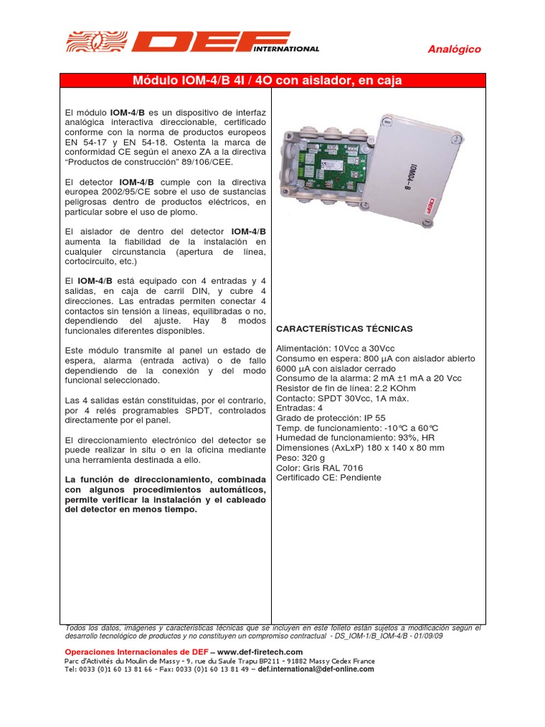 Módulo IOM-4B | PDF | Ingenieria Eléctrica | Informática