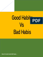 Good Habits Vs Bad Habits