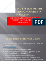 The Judicial System or The Jurisdiction of Courts