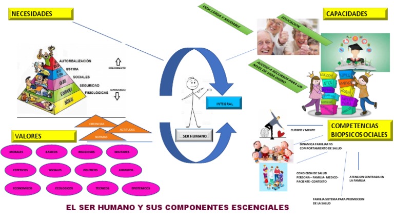 Mapa Mental del Ser Humano Integral | PDF | Salud y bienestar