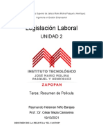 Legislación Laboral (Resumen de Pelicula)