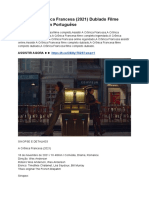 Assistir a Crônica Francesa (2021) Dublado Filme Online Grátis Em Portuguêse
