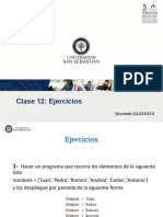 Clase 12 - Ejercicios Listas