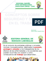 Conceptos Sobre Seguridad y Salud en El Trabajo - Tgo