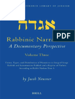 Jacob Neusner - Rabbinic Narrative_ a Documentary Perspective, Vol. Three_ Forms, Types and Distribution of Narratives in Song of Songs Rabbah and Lamentations Rabbah ... (the Brill Reference Library