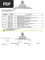 Muzon High School Individual Daily Log and Accomplishment Report