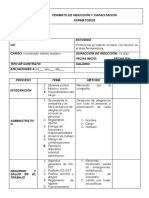 Formato de Inducción y Capacitación