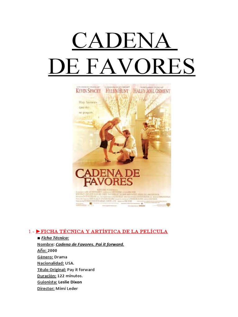 Una Cadena de Favores