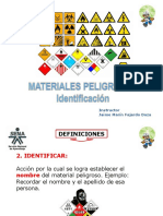 4.2 Materiales Peligrosos - Identificación