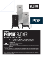 Propane Smoker: Attention Consumer!