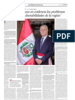 Entrevista ofrecida por el señor Canciller al diario El Mercurio de Chile (1)