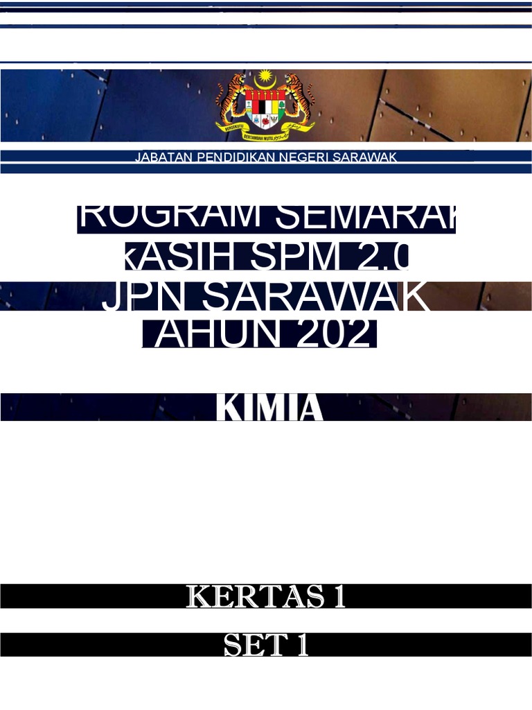 SK 2.0 Kimia K1 S1 | PDF