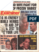 Nat Examiner June 6th 1989 - Barbara's Life in Danger, White House Cover-Up (Lores)