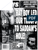 Weekly World News Jan 13th 2004 - Bat Boy Led Our Troops To Saddam! - Mike Irish