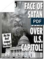 Weekly World News Jan 4th 2000 - Face of Satan Over US Capitol
