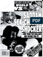 Weekly World News Aug 16th 2004 - Saddam Sex-Change Shocker - Mike Irish (Lores)