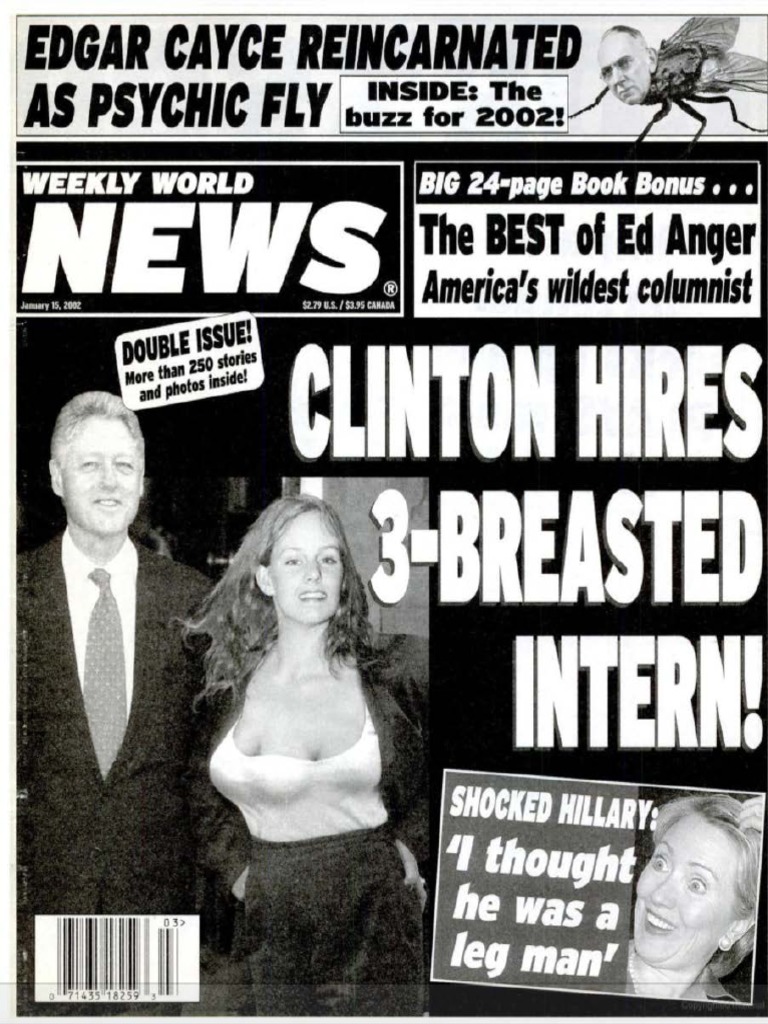 Weekly World News Jan 15 2002