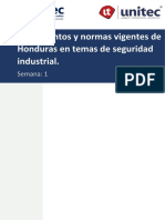 Tarea 1.1 Reglamentos y Normas Vigentes de Honduras en Temas de Seguridad Industrial