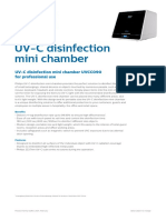 UV-C Disinfection Mini Chamber UVCC090 For Professional Use