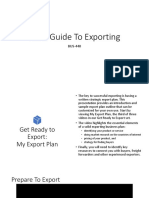 Basic Guide To Exporting