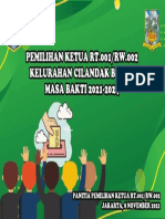 Banner - Pemilihan Ketua RT