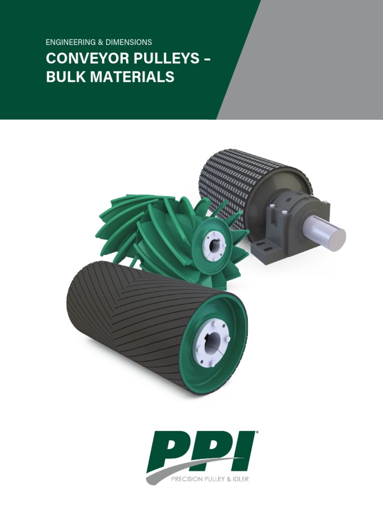 Conveyor Pulleys Bulk Materials Engineering & Dimensions PDF