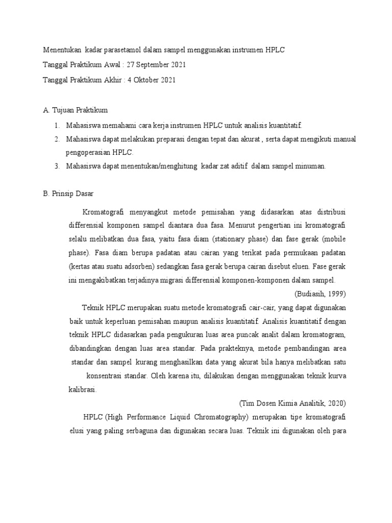 Jurnal Awal PKPP Kromatografi Gas PDF