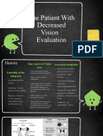 The Patient With Decreased Vision Evaluation